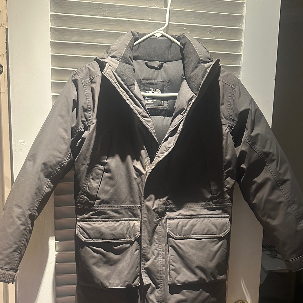 The North Face Kids Gray Puffer Jacket